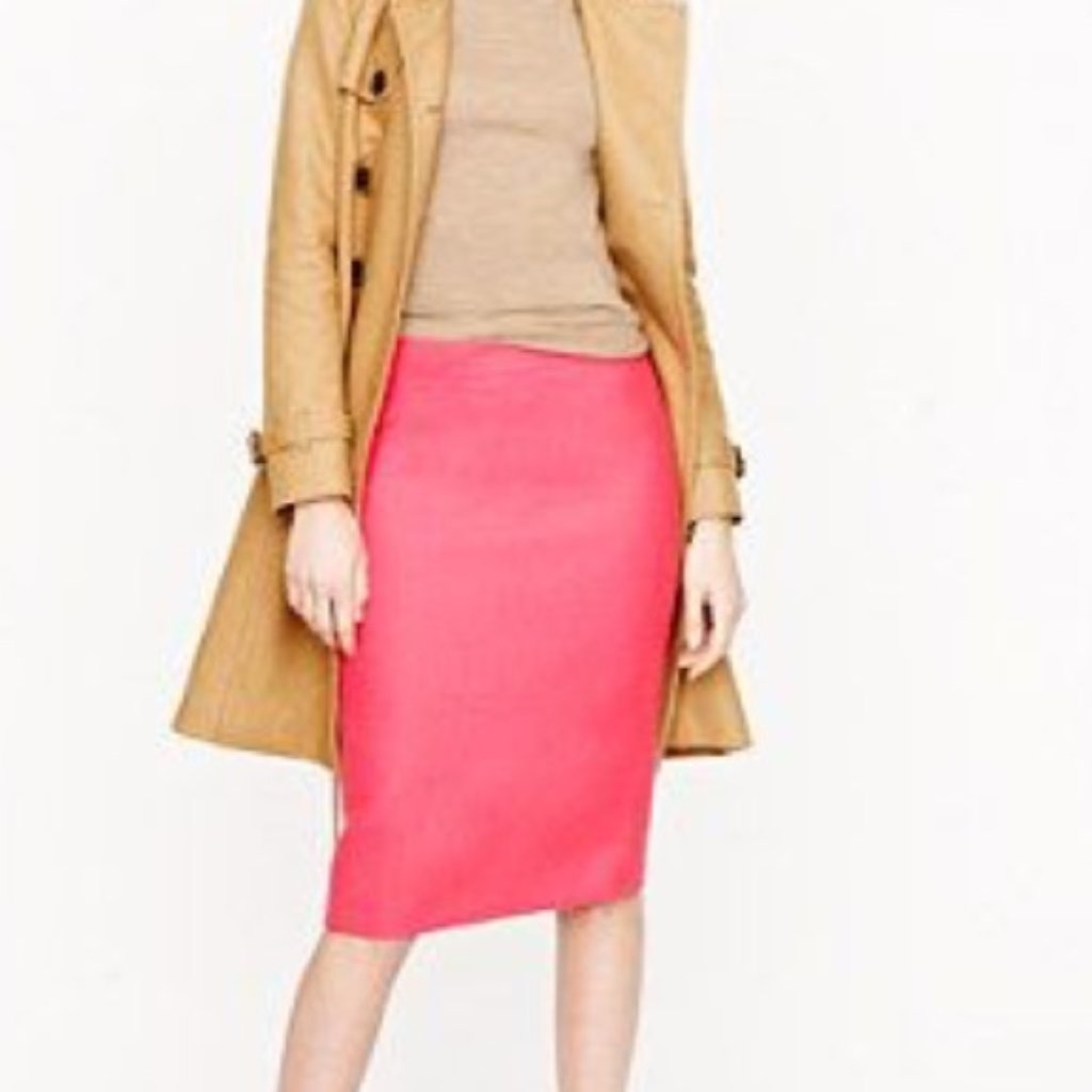 J. Crew No. 2 Pencil Skirt In Double-Serge Wool